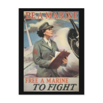 Vintage War Postcards, Woman Marines by golden_oldies Vintage War Postcards, Woman Marines