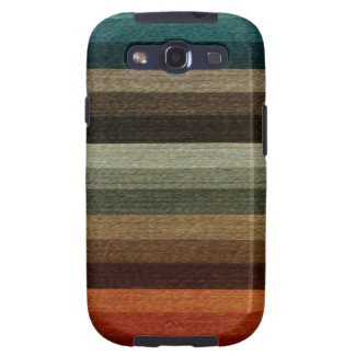 Vintage Warm Autumn Stripes Samsung Galaxy S3 Cover