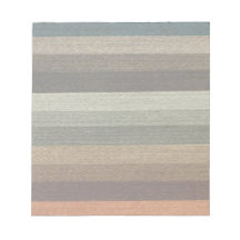 Vintage Warm Autumn Stripes Pattern, Earth Tones Scratch Pads