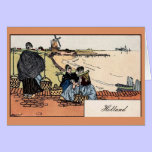 Vintage watercolor Holland by Henri Cassiers cards