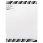 Vintage Wavy Lines Customizable Letterhead