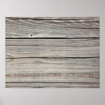 Vintage Weathered Wood Background - Old Board Poster