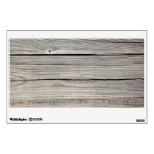 Vintage Weathered Wood Background - Old Board Room Stickers
