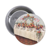 Vintage Wedding Banquet Table Button