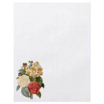 Vintage Wedding Bouquet, Blooming Flowers Flyers