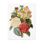 Vintage Wedding Bouquet, Blooming Flowers Postcards