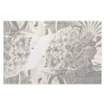 Vintage Wedding Bouquet Customized Stationery