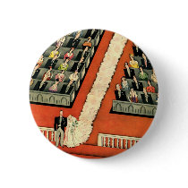 Vintage Wedding Ceremony, Bride and Groom Buttons