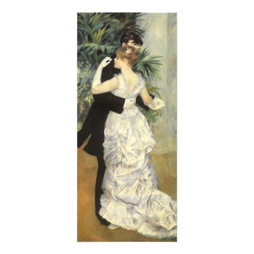 Vintage Wedding, City Dance by Renoir, Custom Invites