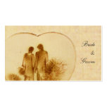 Vintage Wedding Favor Tag Business Card Template