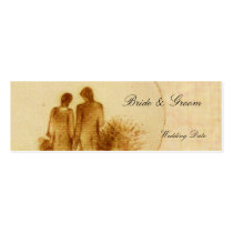 Vintage Wedding FavorTag business cards by elenaind Vintage Wedding FavorTag business cards