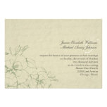 Vintage Wedding | Floral invitations
