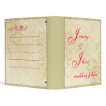 Vintage Wedding Folder binders