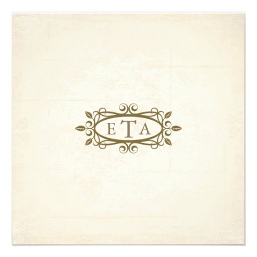 Vintage Wedding Invitation