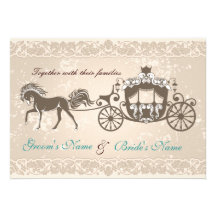 Vintage wedding invitation