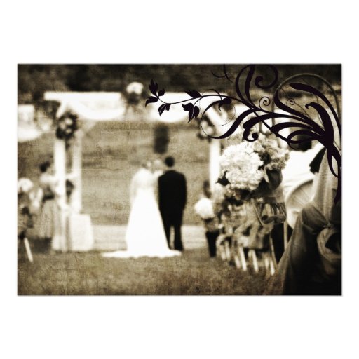 Vintage Wedding Invitation