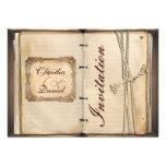 Vintage wedding Invitation cards