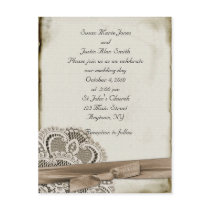 Vintage Wedding Invitation postcards by StarStock Vintage Wedding Invitation postcards