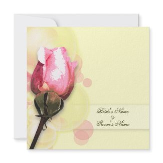 Vintage wedding invitation template Customise invitation