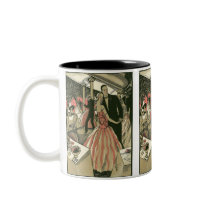 Vintage Wedding Newlyweds First Dance Mug