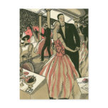 Vintage Wedding Newlyweds First Dance postcards