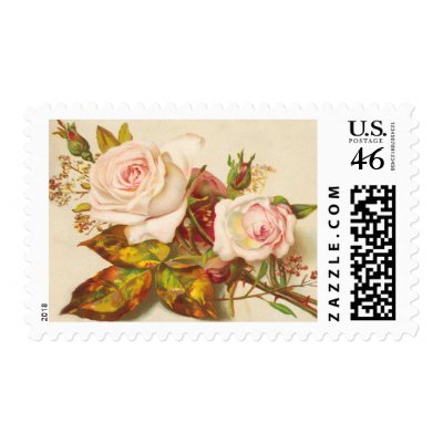 Vintage Wedding Postage