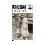 Vintage Wedding Postage