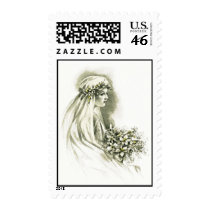 Vintage Wedding Postage Stamp by lkranieri Vintage Wedding Postage Stamp