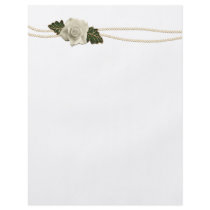 Vintage Wedding Rose Flyer Design