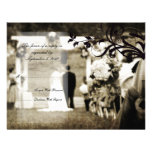 Vintage Wedding RSVP Personalized Announcement