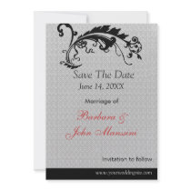 Vintage Wedding Save The Date Personalized Invite