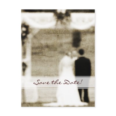 Vintage Wedding Save The Date Post Cards