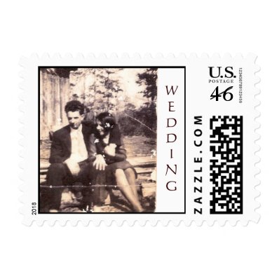 vintage wedding stamp