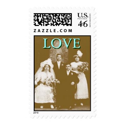 Vintage Wedding Stamp