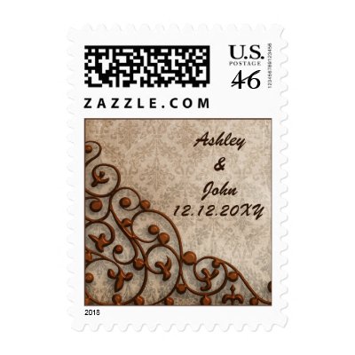 vintage wedding stamps
