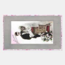 Vintage Wedding Sticker