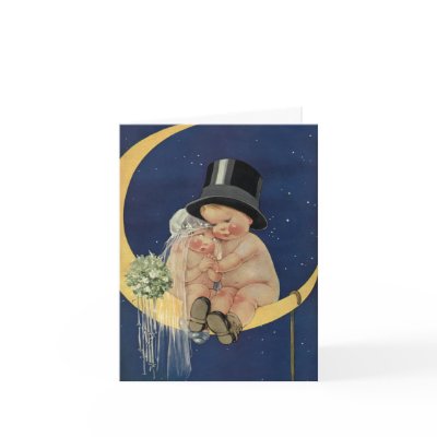 Vintage Wedding Thank You Card