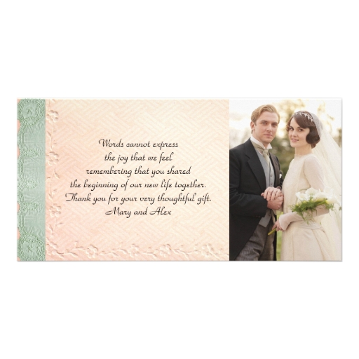 thank you card template for wedding vintage wedding thank you card photo card template zazzle thank you card template for wedding vintage wedding thank you card photo card template zazzle