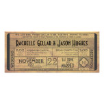 Vintage Wedding Ticket Invitation IV -- 40s era