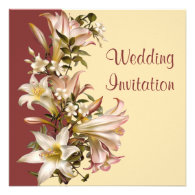 Vintage Wedding Vow Renewal Square Invitation
