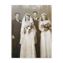 Vintage Weddings Post Cards