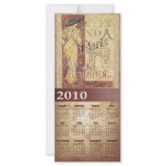 Vintage "Weekend in Paris" Designer Calendar Customized Rack Card