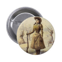 Vintage Western Cowgirl Miss Annie Oakley Pins