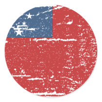 Vintage Western Samoa Flag stickers