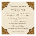 Vintage Western Style Wedding Invitations