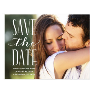 Vintage Whimsy | Photo Save the Date Postcard