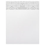 Vintage White Lace Stationery Letterhead