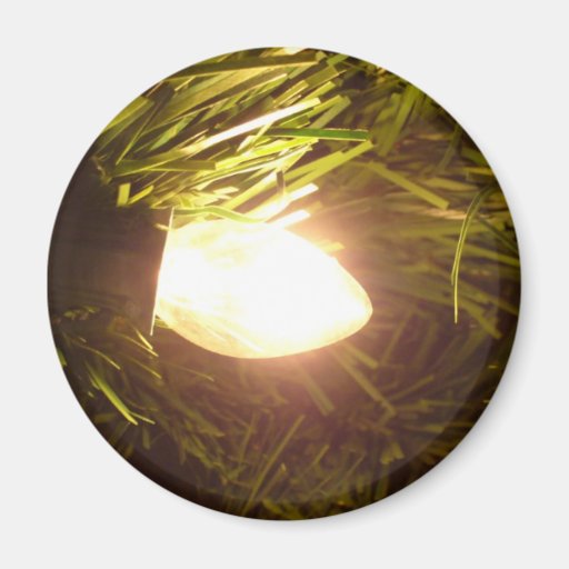 Vintage White Light Fridge Magnet