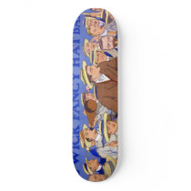 Vintage Wick Fancy Hat Band Advertisement Skateboard Deck
