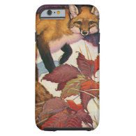 Vintage Wild Animals, Forest Creature, Red Fox iPhone 6 Case